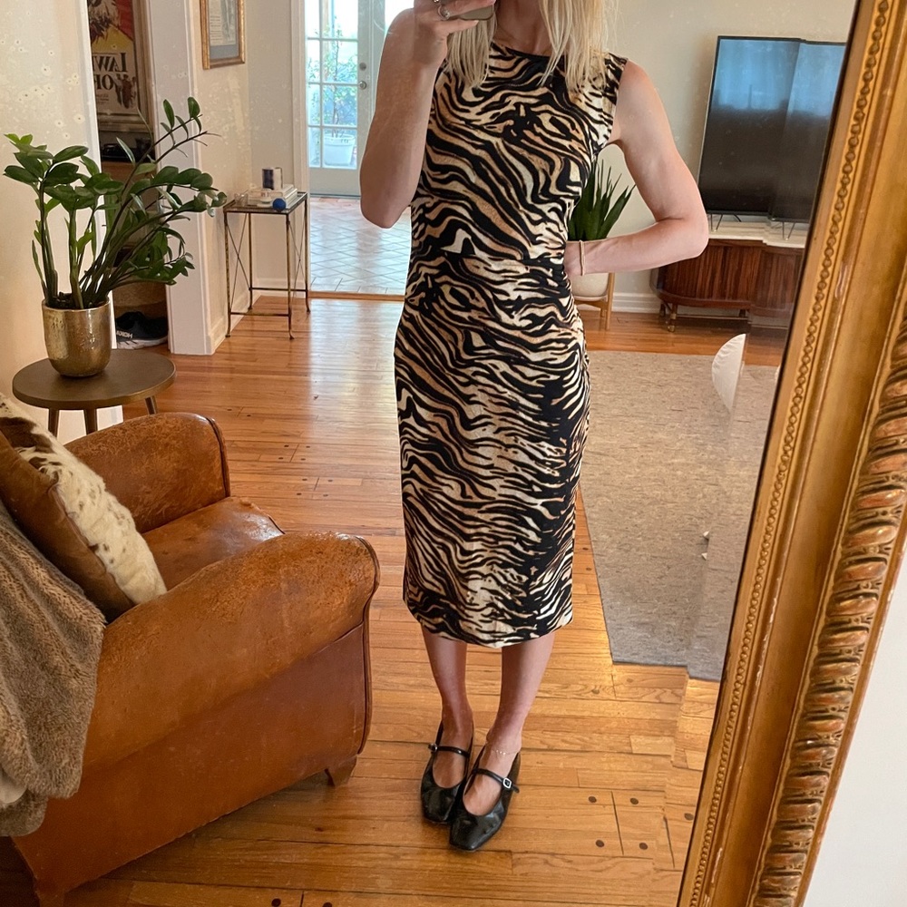 RACHEL COMEY ZEBRA DRESS